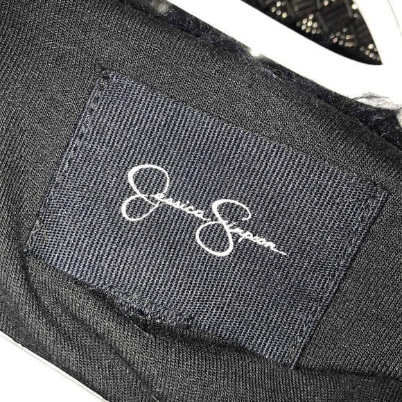 Jessica Simpson Black Furry Puff Women's Jacket - Picture 12 of 15